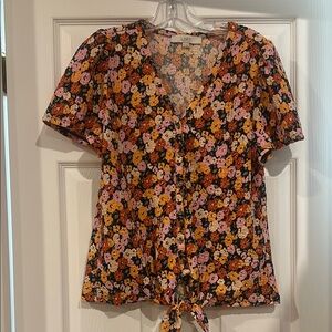 LOFT Floral Women's Top - Multicolor